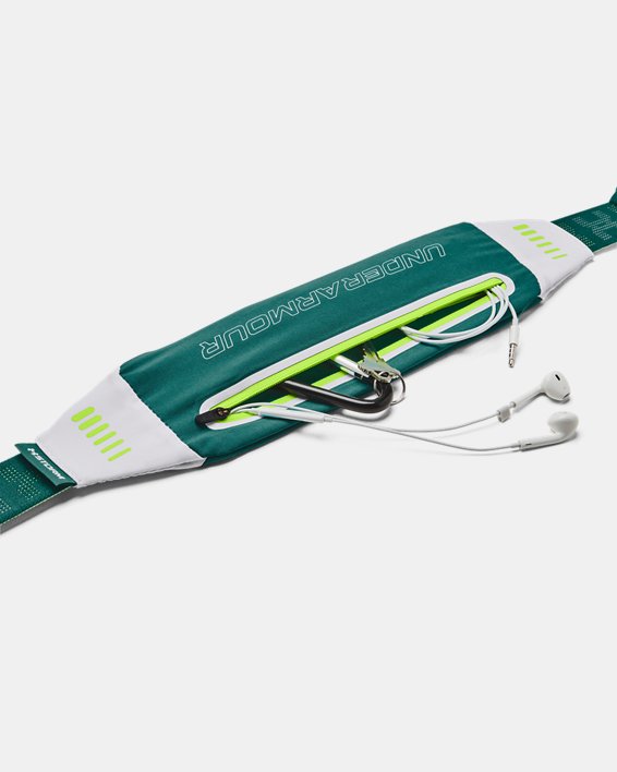Unisex UA Flex Run Pack Belt in Green image number 2